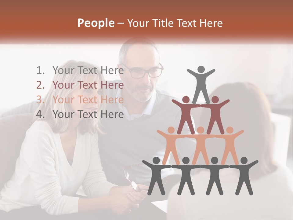 A Man And Woman Sitting On A Couch Talking To Each Other PowerPoint Template