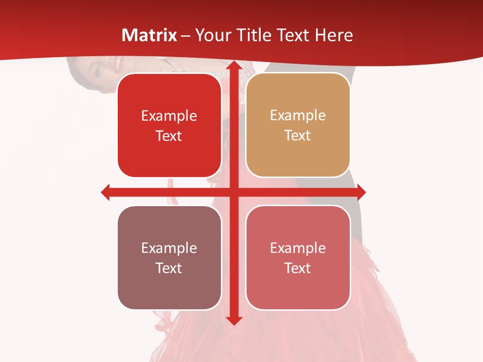 A Man And A Woman Are Performing A Salsa PowerPoint Template