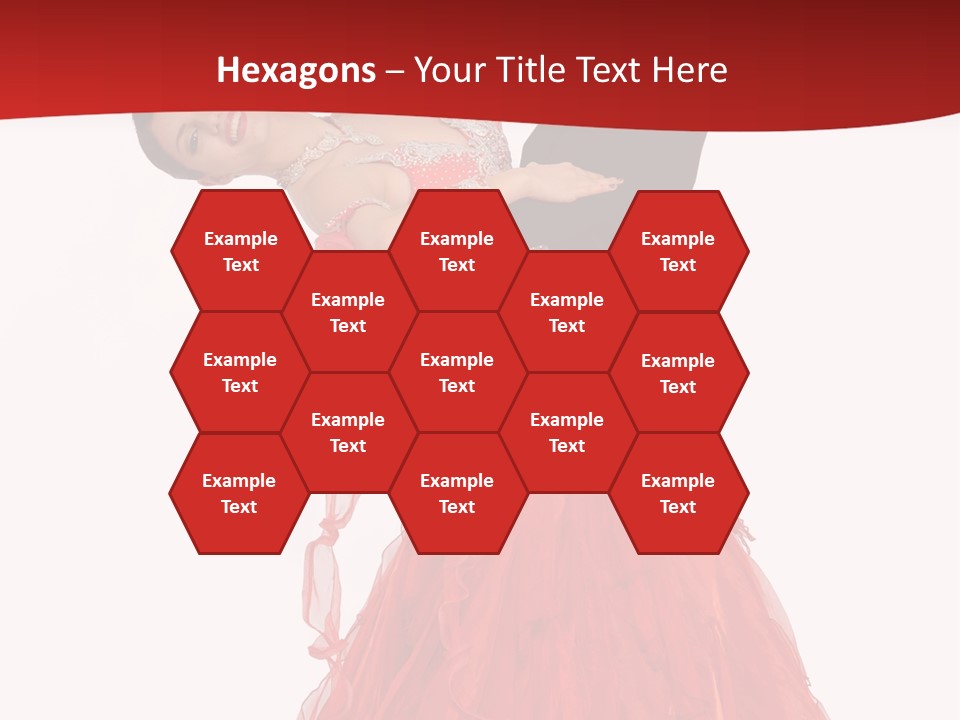 A Man And A Woman Are Performing A Salsa PowerPoint Template