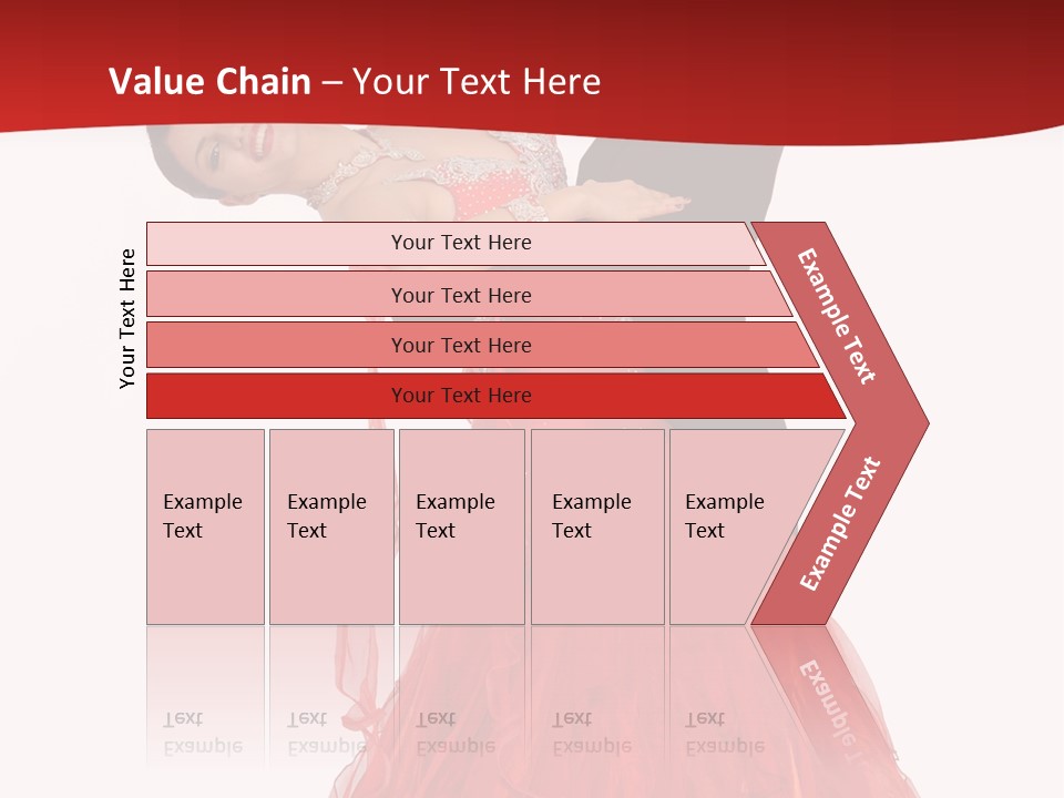 A Man And A Woman Are Performing A Salsa PowerPoint Template