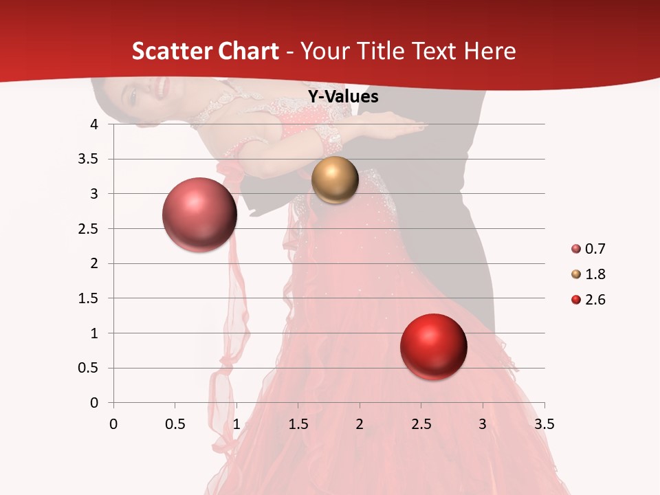 A Man And A Woman Are Performing A Salsa PowerPoint Template