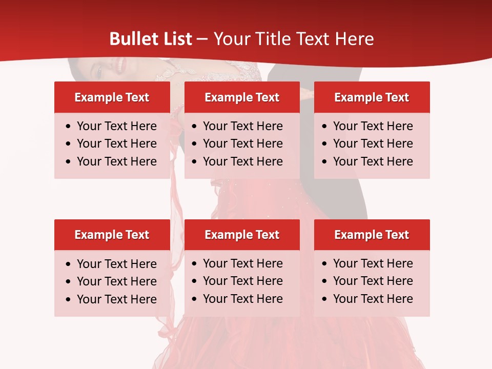 A Man And A Woman Are Performing A Salsa PowerPoint Template