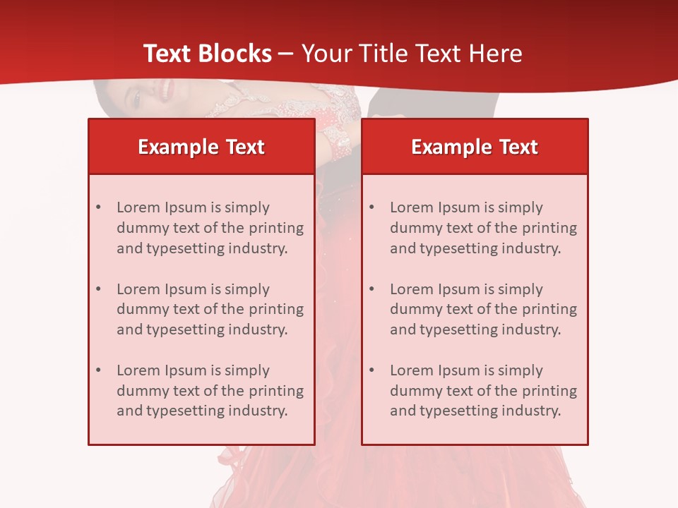 A Man And A Woman Are Performing A Salsa PowerPoint Template