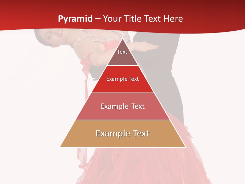 A Man And A Woman Are Performing A Salsa PowerPoint Template