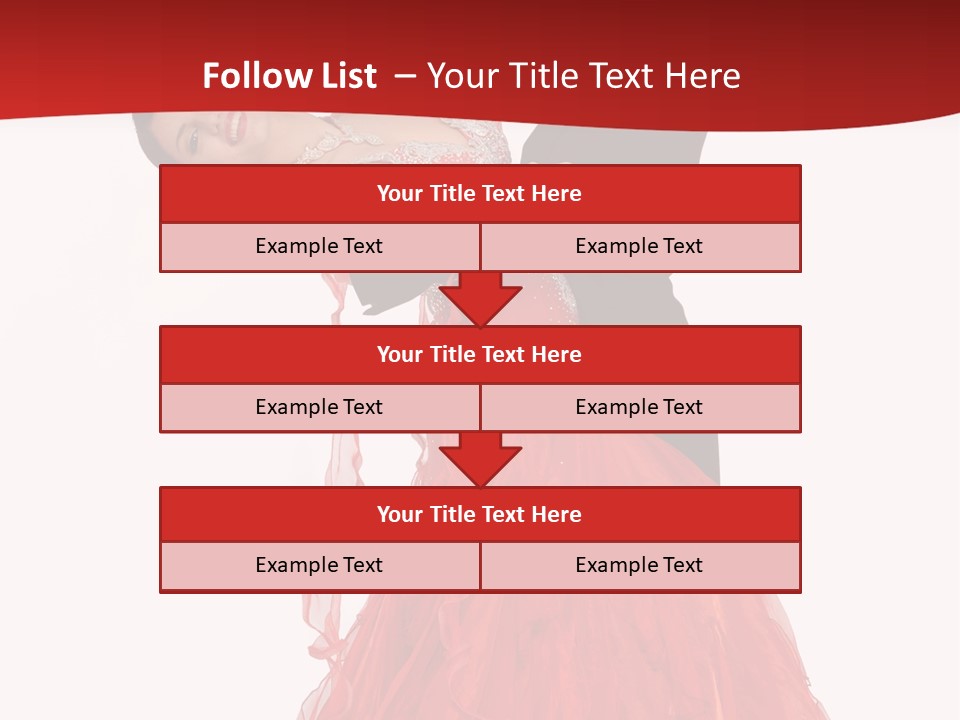 A Man And A Woman Are Performing A Salsa PowerPoint Template
