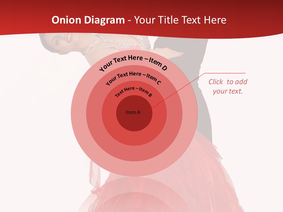 A Man And A Woman Are Performing A Salsa PowerPoint Template