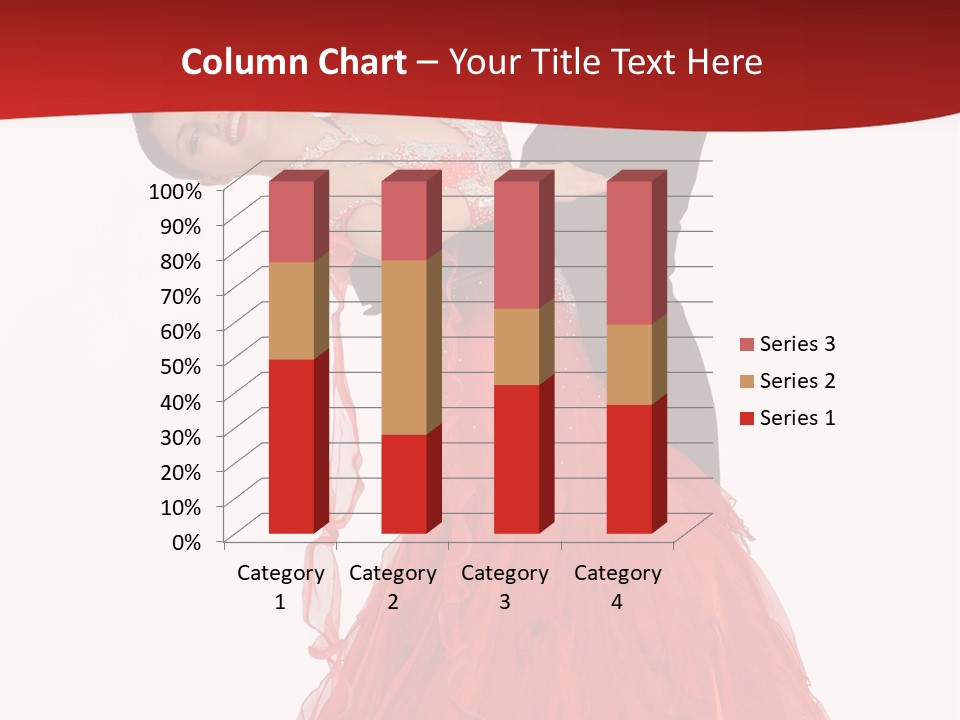 A Man And A Woman Are Performing A Salsa PowerPoint Template