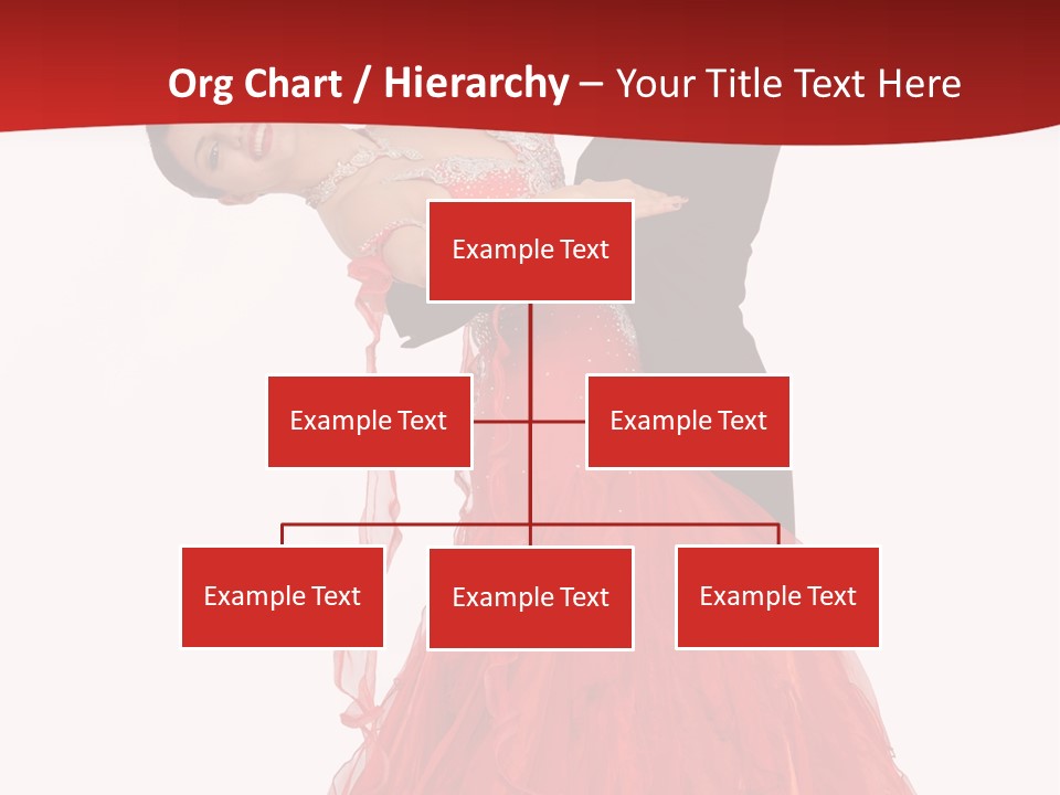 A Man And A Woman Are Performing A Salsa PowerPoint Template