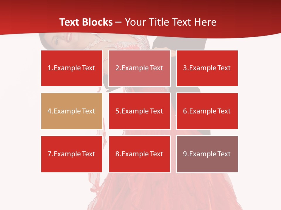 A Man And A Woman Are Performing A Salsa PowerPoint Template