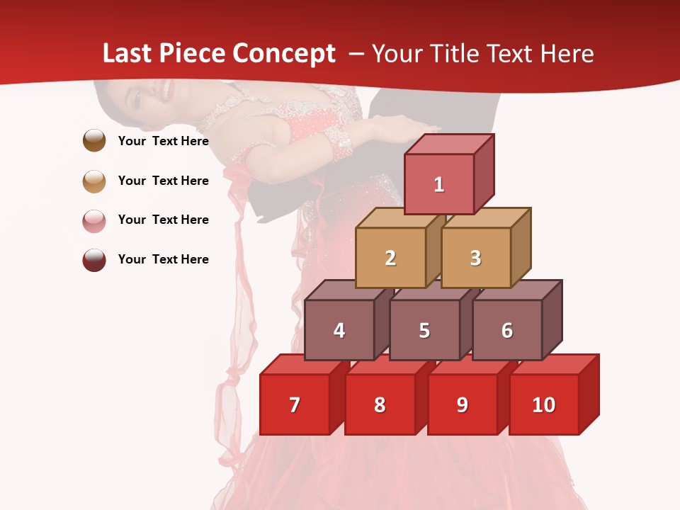 A Man And A Woman Are Performing A Salsa PowerPoint Template