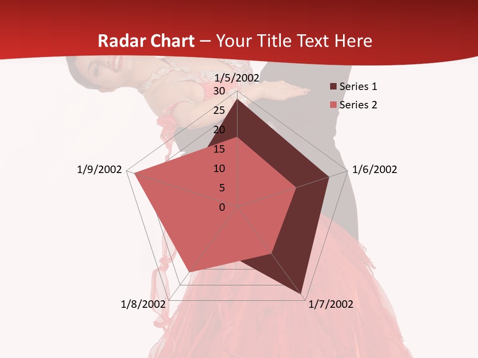 A Man And A Woman Are Performing A Salsa PowerPoint Template
