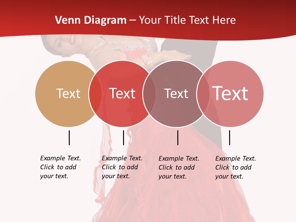 A Man And A Woman Are Performing A Salsa PowerPoint Template