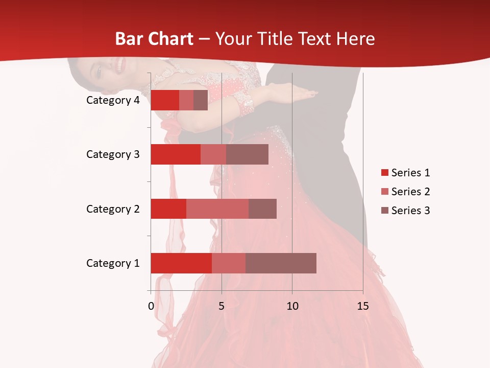 A Man And A Woman Are Performing A Salsa PowerPoint Template