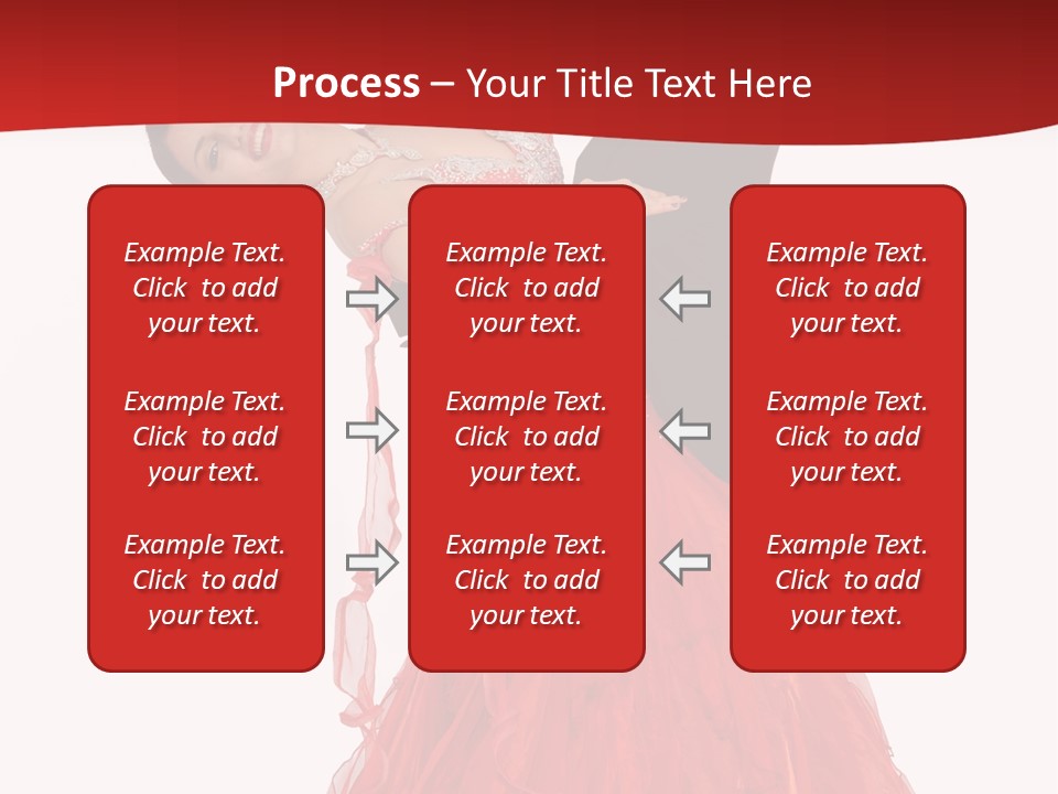 A Man And A Woman Are Performing A Salsa PowerPoint Template