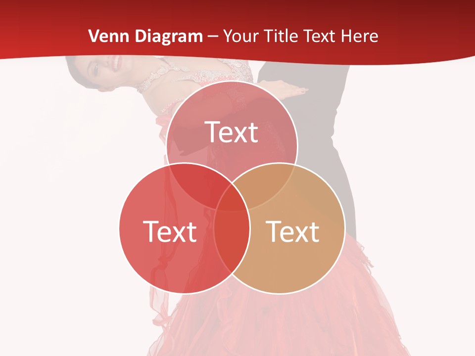 A Man And A Woman Are Performing A Salsa PowerPoint Template