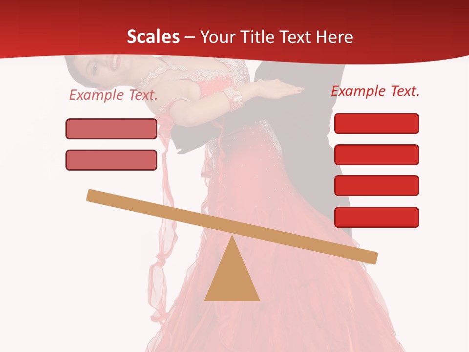 A Man And A Woman Are Performing A Salsa PowerPoint Template