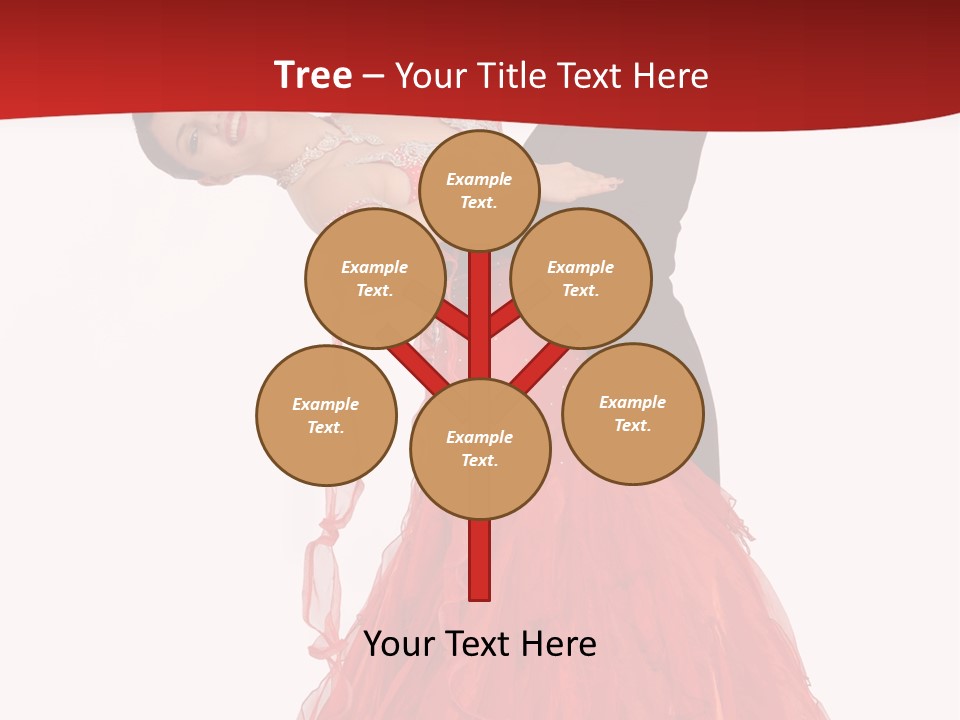 A Man And A Woman Are Performing A Salsa PowerPoint Template