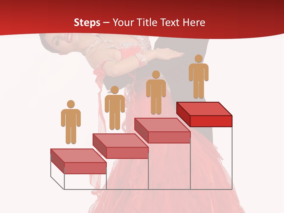 A Man And A Woman Are Performing A Salsa PowerPoint Template