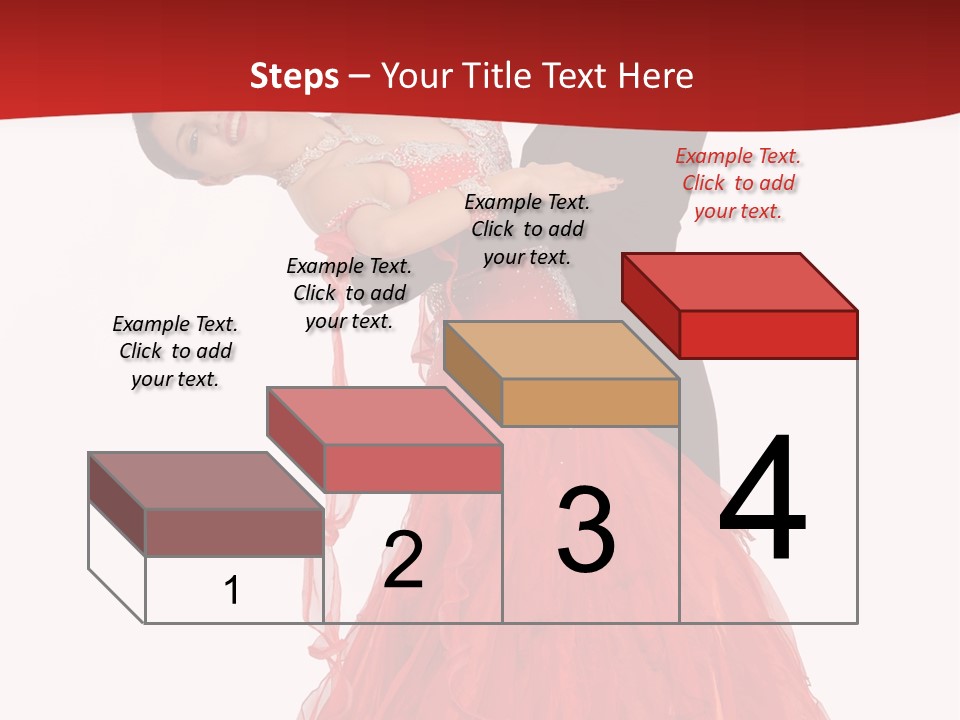 A Man And A Woman Are Performing A Salsa PowerPoint Template