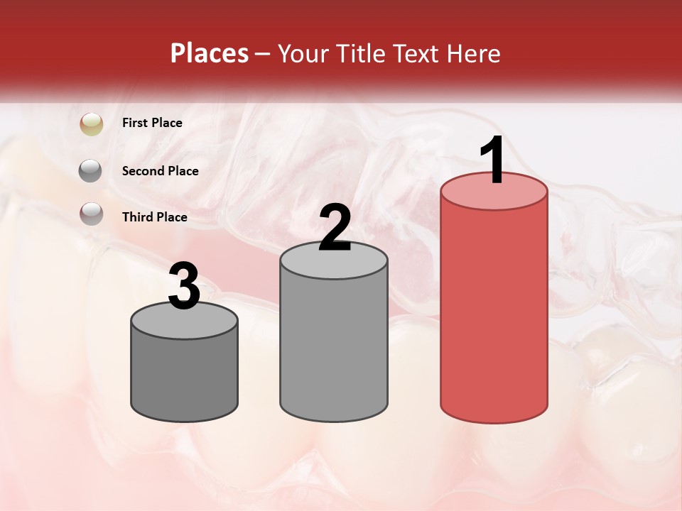 A Tooth With Gums And Gums On It PowerPoint Template
