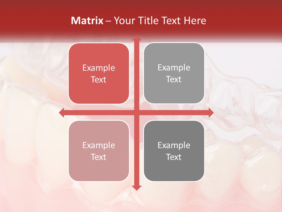 A Tooth With Gums And Gums On It PowerPoint Template