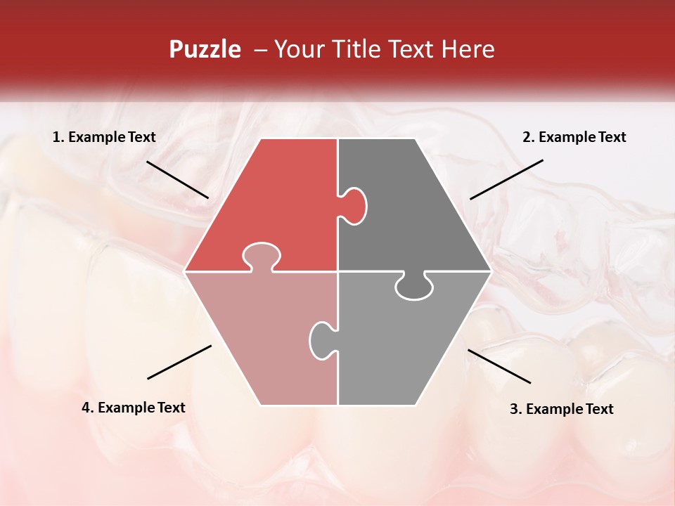 A Tooth With Gums And Gums On It PowerPoint Template