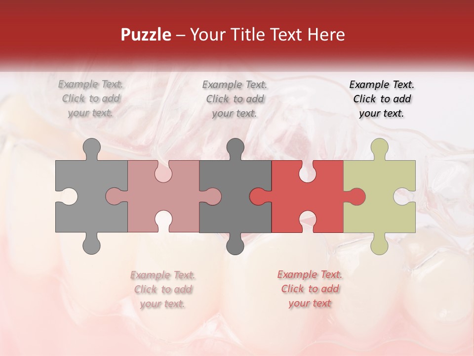 A Tooth With Gums And Gums On It PowerPoint Template