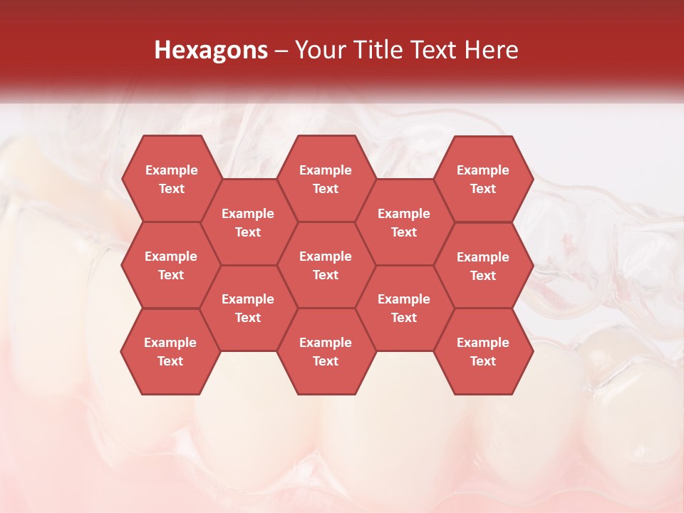 A Tooth With Gums And Gums On It PowerPoint Template