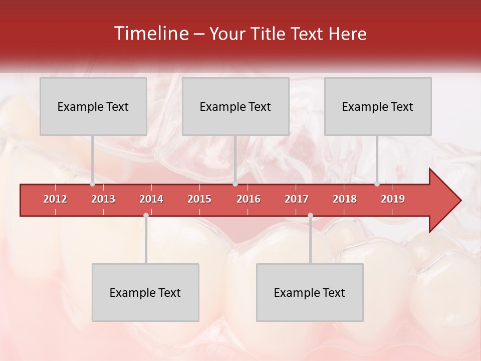 A Tooth With Gums And Gums On It PowerPoint Template