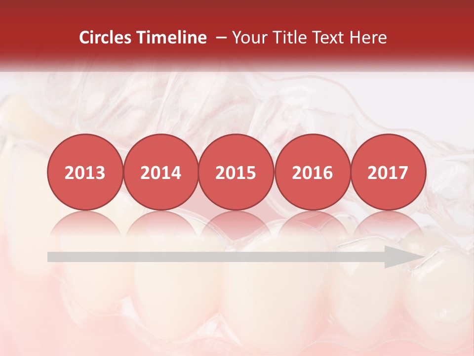 A Tooth With Gums And Gums On It PowerPoint Template