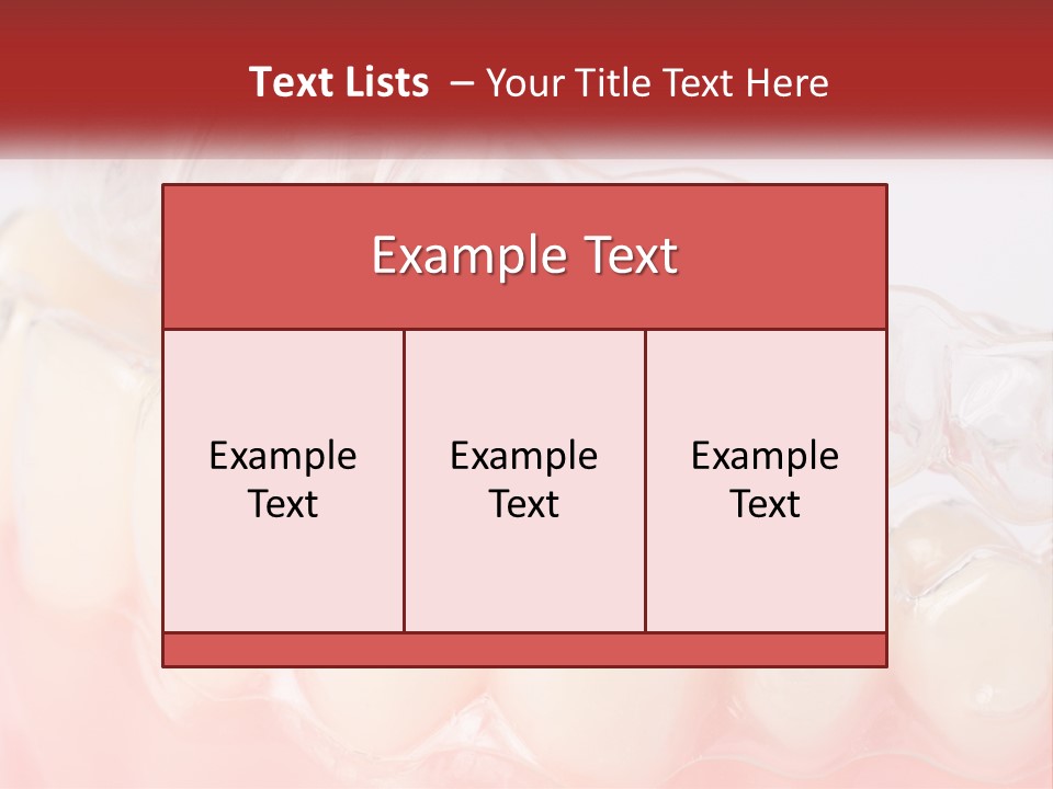 A Tooth With Gums And Gums On It PowerPoint Template