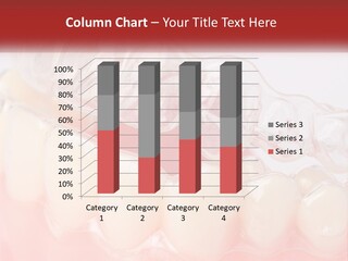 A Tooth With Gums And Gums On It PowerPoint Template