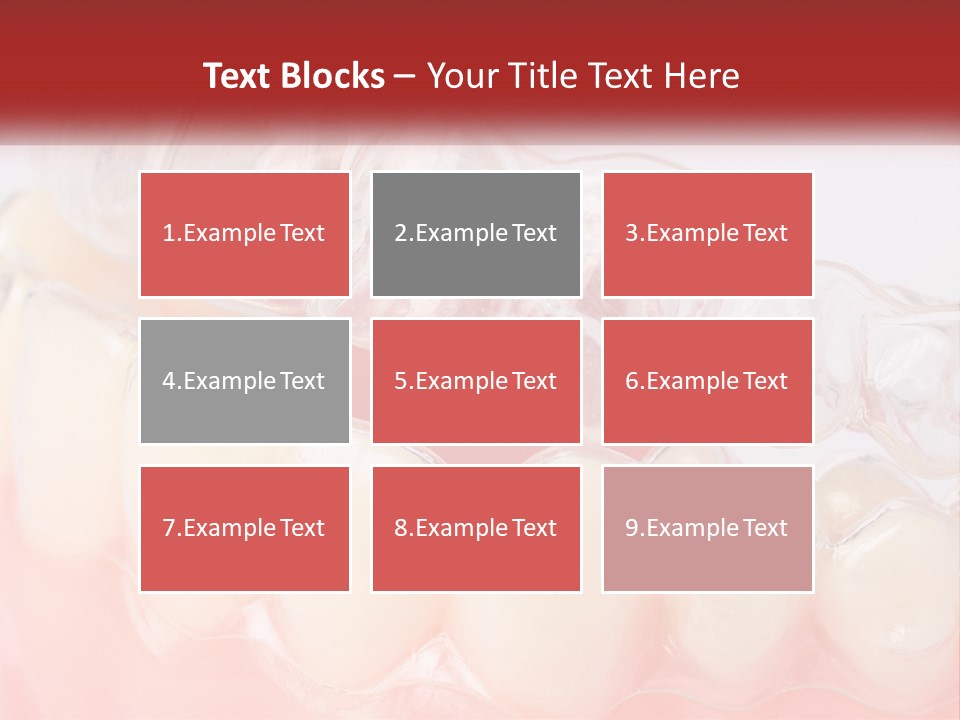 A Tooth With Gums And Gums On It PowerPoint Template