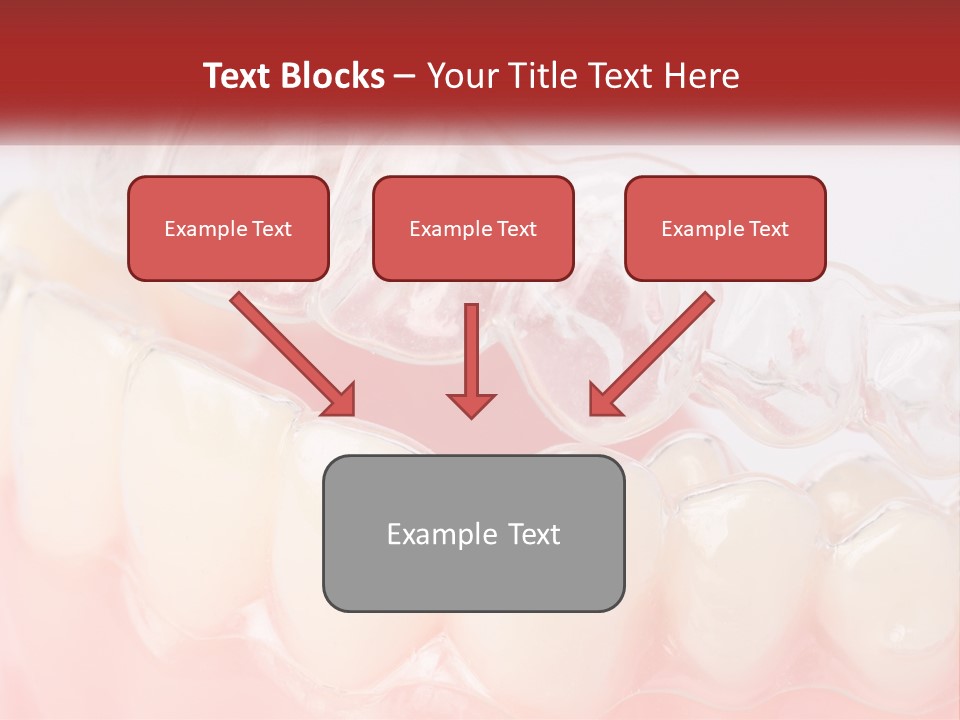 A Tooth With Gums And Gums On It PowerPoint Template