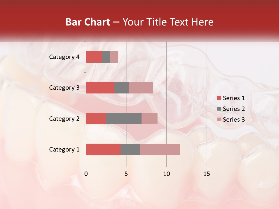 A Tooth With Gums And Gums On It PowerPoint Template