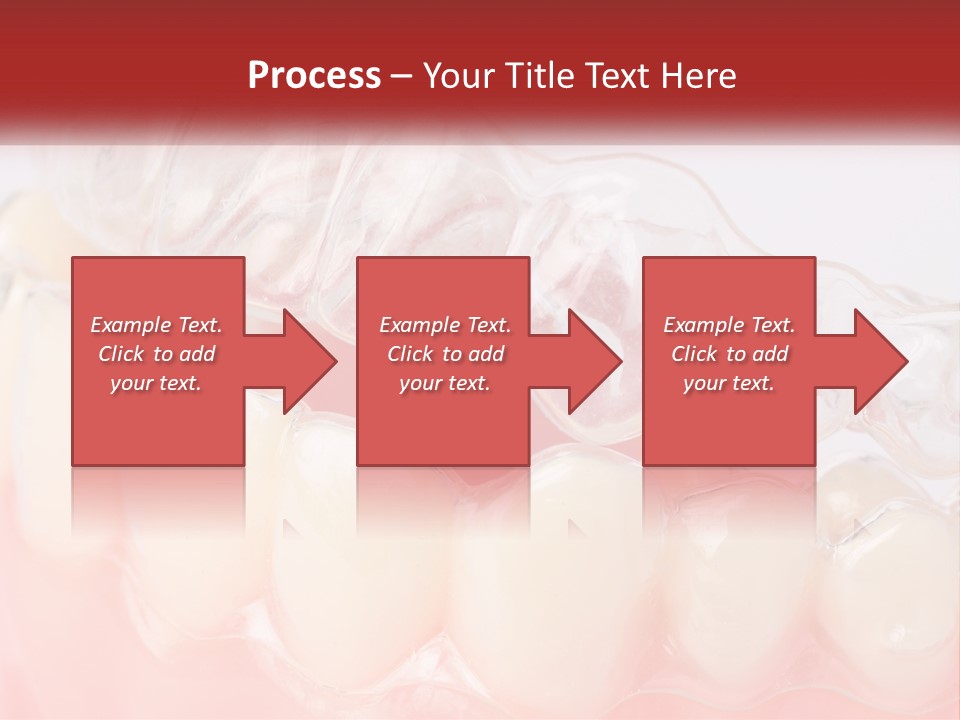 A Tooth With Gums And Gums On It PowerPoint Template