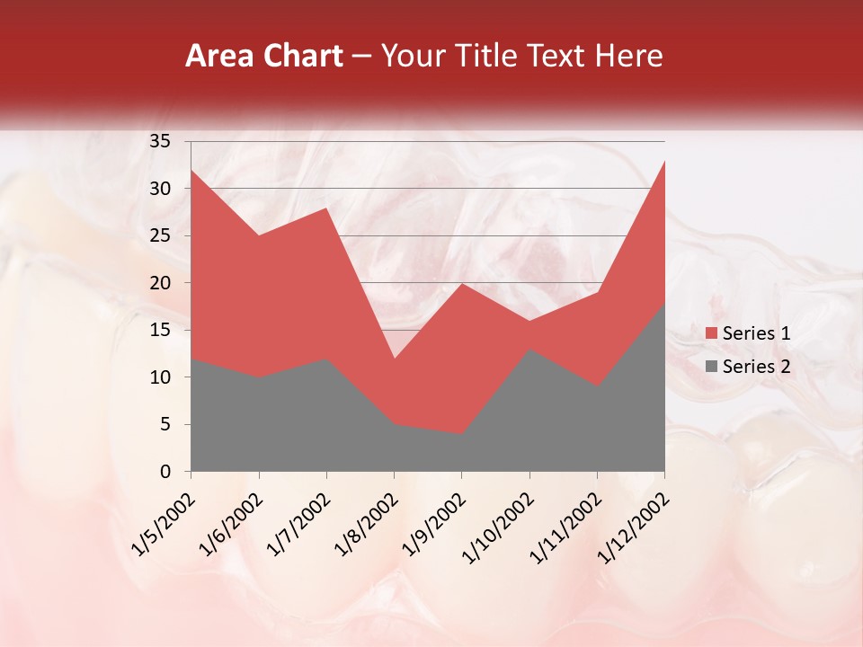 A Tooth With Gums And Gums On It PowerPoint Template