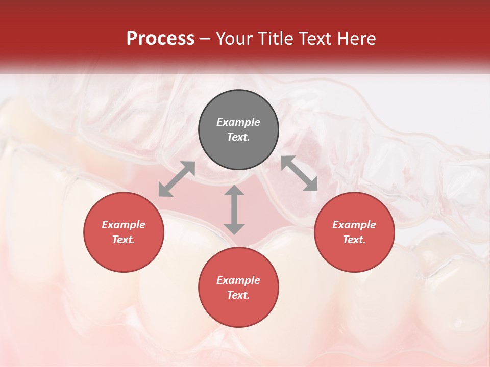 A Tooth With Gums And Gums On It PowerPoint Template