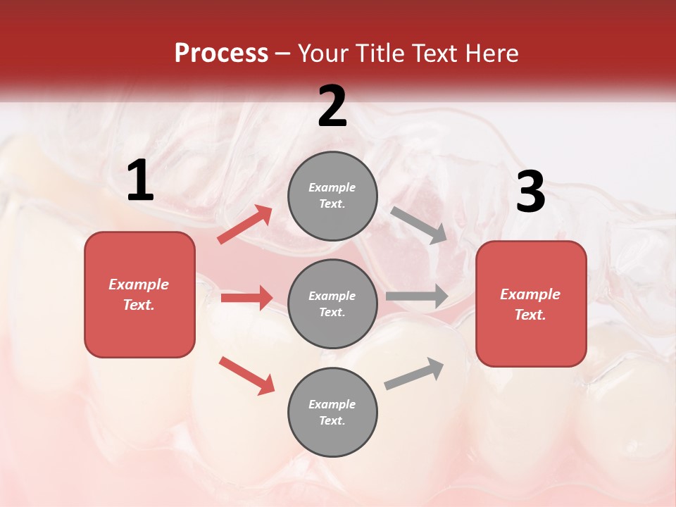 A Tooth With Gums And Gums On It PowerPoint Template