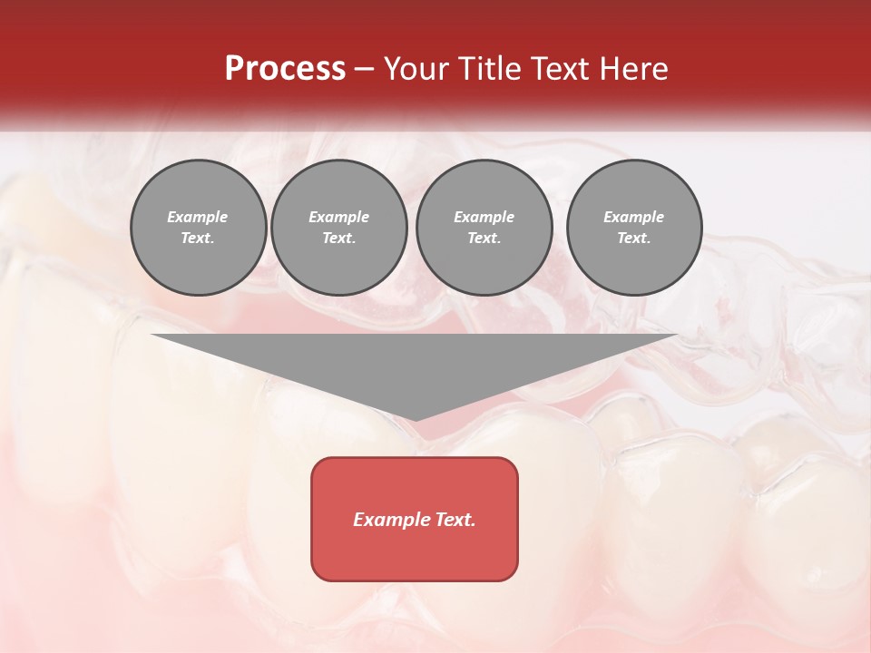 A Tooth With Gums And Gums On It PowerPoint Template