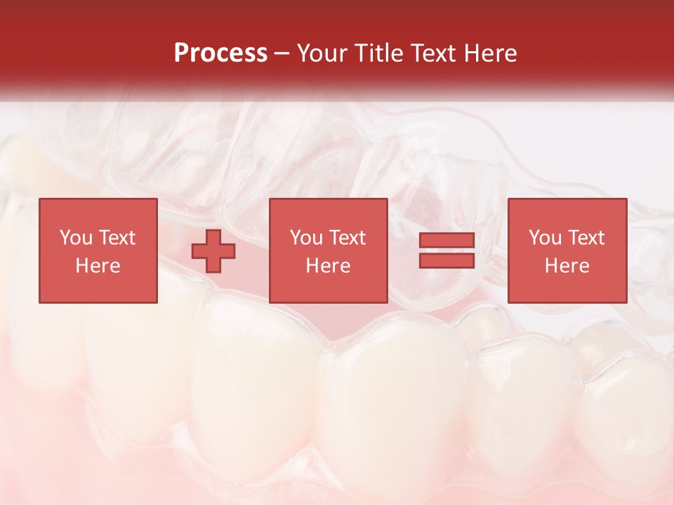 A Tooth With Gums And Gums On It PowerPoint Template