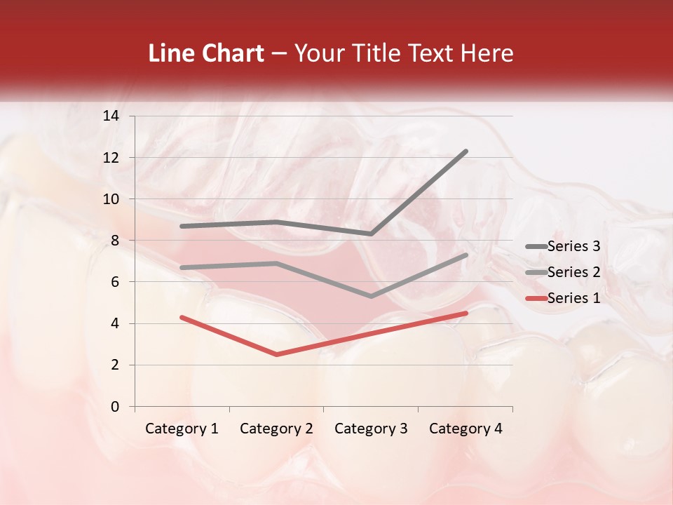 A Tooth With Gums And Gums On It PowerPoint Template