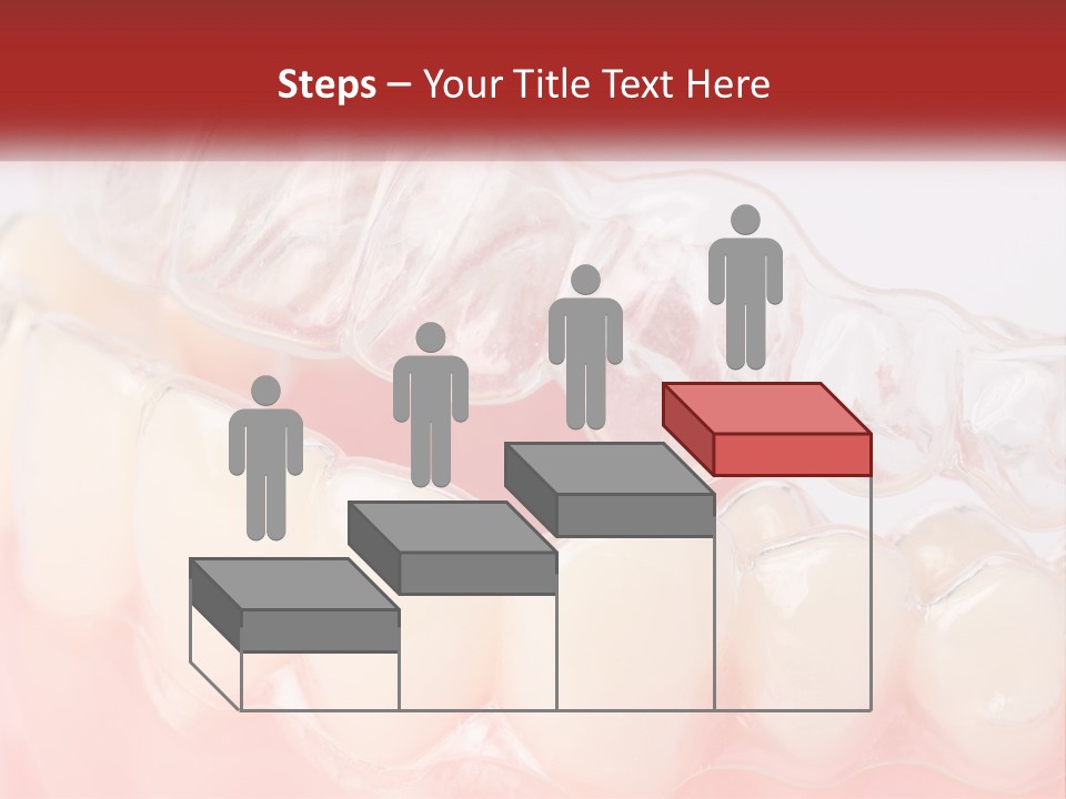 A Tooth With Gums And Gums On It PowerPoint Template