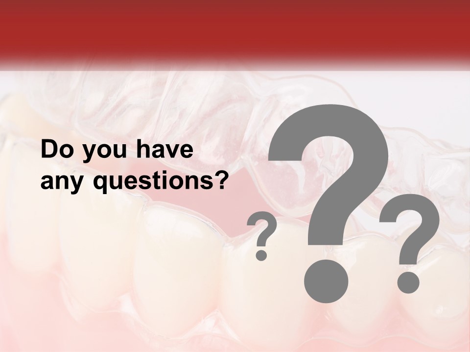 A Tooth With Gums And Gums On It PowerPoint Template