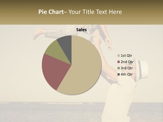 A Man Holding A Child Up In The Air PowerPoint Template