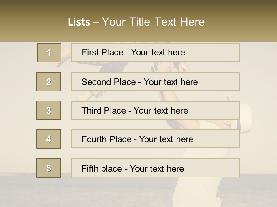 A Man Holding A Child Up In The Air PowerPoint Template