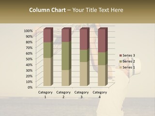 A Man Holding A Child Up In The Air PowerPoint Template