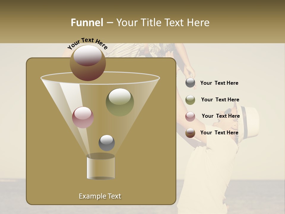 A Man Holding A Child Up In The Air PowerPoint Template