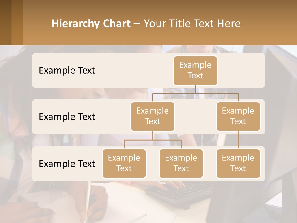 A Group Of People Looking At A Computer Screen PowerPoint Template
