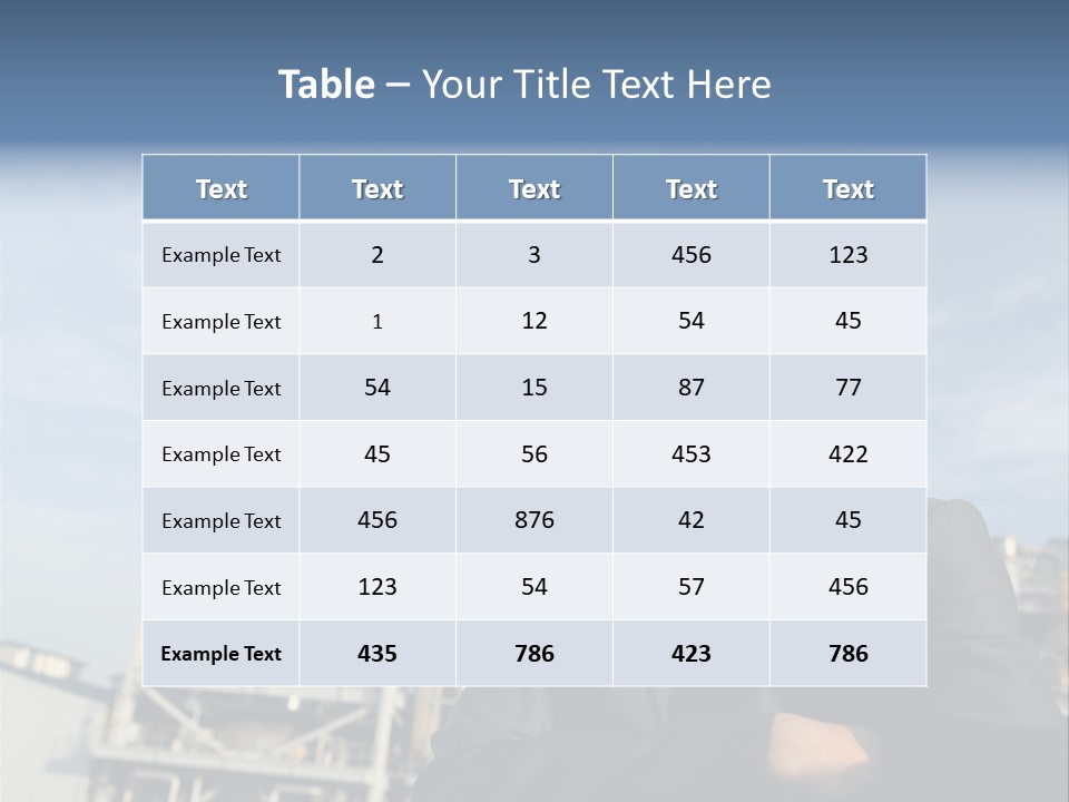 A Man Wearing A Hard Hat Standing In Front Of A Power Plant PowerPoint Template